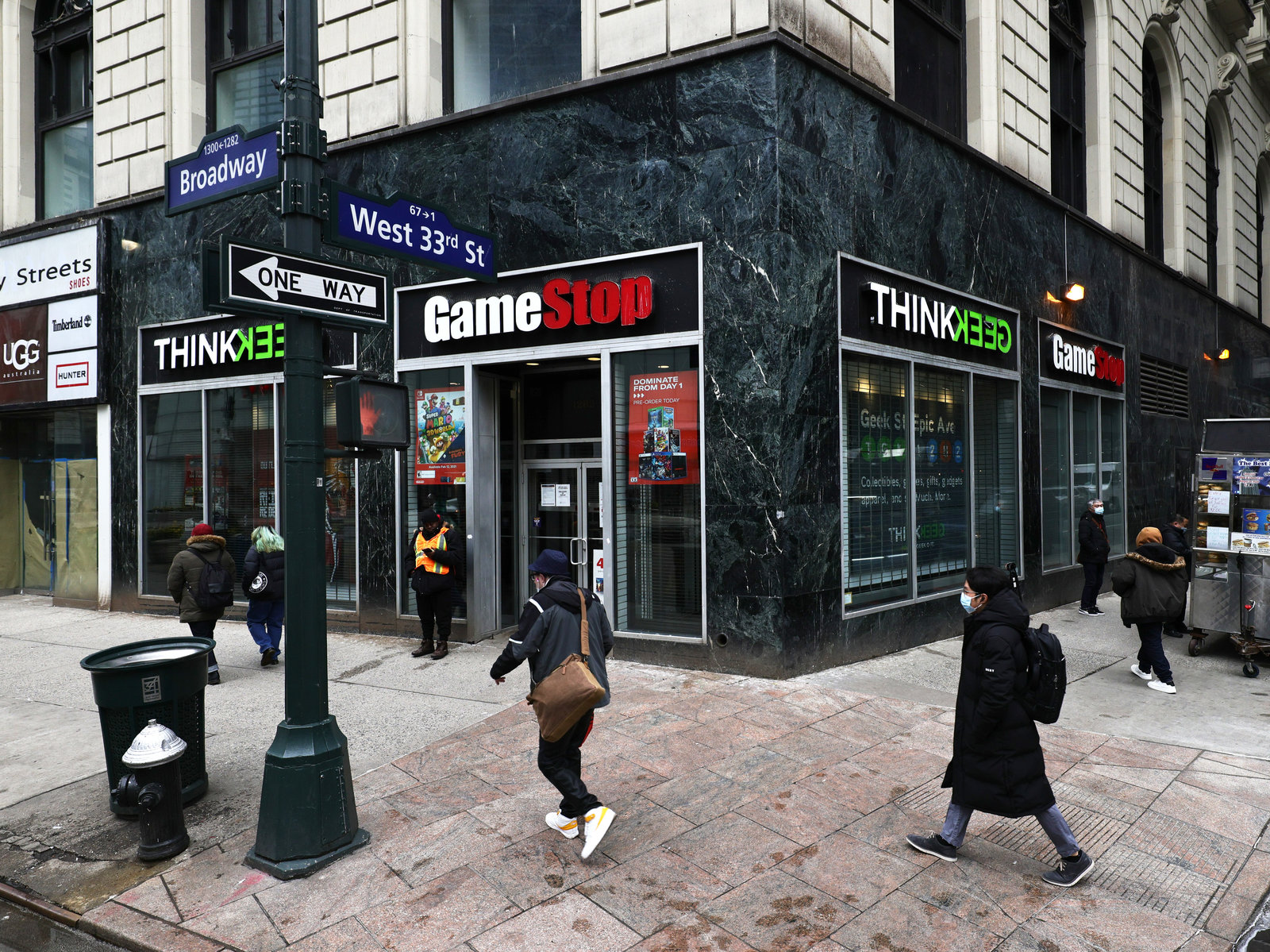 Gamestop store on West 33rd Street, New York